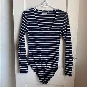 Stripped madewell bodysuit